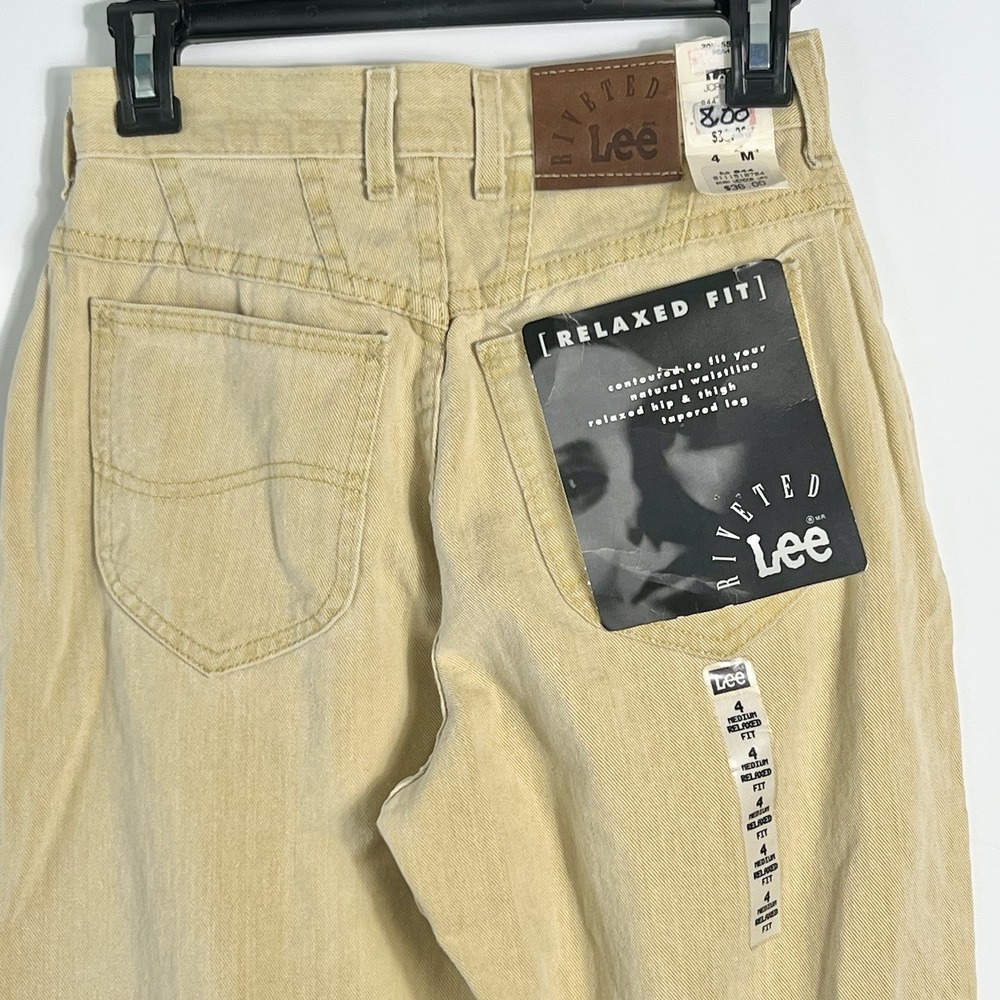 Vintage Lee Womens Size 4‎ Relaxed Fit Tapered Jeans USA 90s NWT